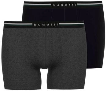 Bugatti Lange Unterhose Neapel 2er Pack schwarz