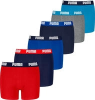 PUMA Boxershorts "PUMA BOYS EVERYDAY BASIC BOXERS 6P ECOM" 6er Pack