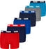 Puma BOYS EVERYDAY BASIC BOXERS 6P ECOM rot blau