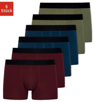 Snocks Boxershorts mix rot olive blau