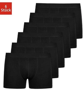 Snocks Enge Pants Herren Unterhose ohne Logo aus Bio-Baumwolle schwarz