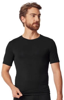 Huber Shirt Kurzarm Unterhemd schwarz 0670