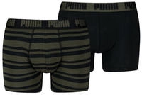 PUMA Boxershorts "PUMA MEN EVERYDAY PLACED LOGO BOXERS" 2er Pack, mit Logo Webbund