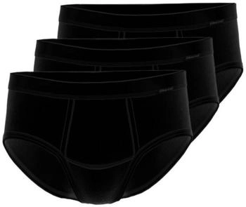 Ammann 3er Pack Slip 181830 feinripp premium blau schwarz rot