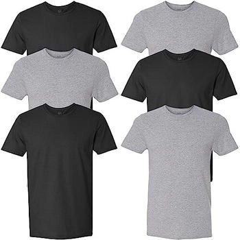 Fruit of the Loom Legendary Crew T-Shirt schwarz grau