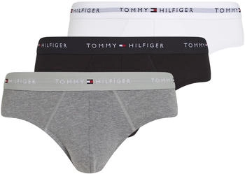 Tommy Hilfiger Signature Cotton Essentials Slips 3er-Pack grau schwarz wei&szlig;