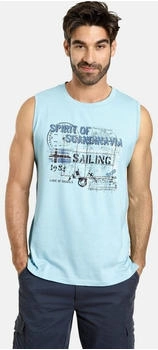 Jan Vanderstorm Tanktop blau schwarz