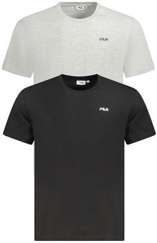 Fila T-Shirt Doppelpack schwarz grau