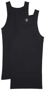 EVOLVE Cotton Comfort Square Cut Tank Multi Pack Unterhemd schwarz