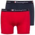 Champion Boxershort 2er Pack marine rot