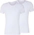 Joop! T-Shirts Rundhals 2er Pack Everyday Unterziehshirt Cotton Stretch weiß