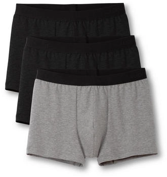 Calida Trunks Baumwolle grau schwarz
