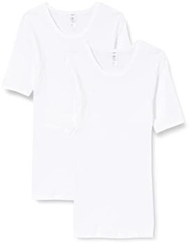 Huber Shirt Kurzarm 2er Pack Unterhemd grün weiß