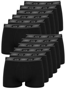 Nur Die Boxershorts '3D-Flex Classic' grau schwarz