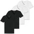 Schiesser Shirt schwarz weiß