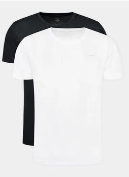 GANT T-Shirt 2er Pack schwarz weiß