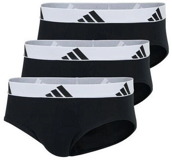 Adidas Herren Slip 3er Pack Stretch bunt flussgrau weiss
