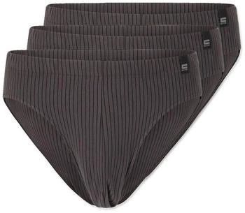 Cito cotton stripe Slip 3er Pack weiss