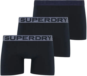 Superdry Boxershorts 3er-Pack aus Bio-Baumwolle blau