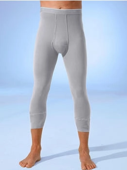 Bugatti Lange Unterhose 4-lang grau-meliert
