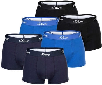 s.Oliver Boxershort 6er Pack blau
