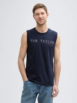 Tom Tailor Top dunkelblau rot weiß
