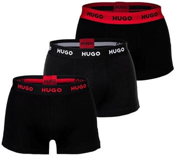 HUGO Boxershorts rot schwarz weiß 25114964