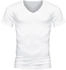 Mey T-Shirt Herren V-Ausschnitt baumwolle weiß