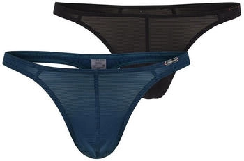 Olaf Benz String 'RED1201' petrol schwarz