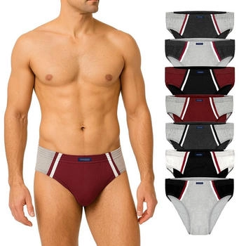Brubaker Baumwolle 7er Pack Retro Sportslip Hipster