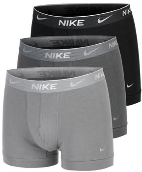 Nike Everyday Cotton Stretch Boxer Short schwarz grau
