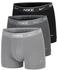 Nike Everyday Cotton Stretch Boxer Short schwarz grau