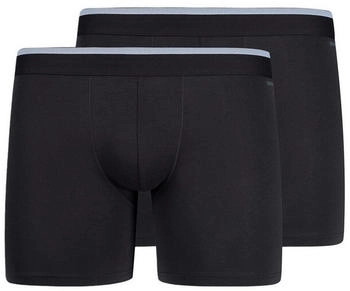 Skiny Boxershorts hellgrau schwarz 23391010