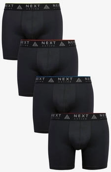 Next Fashion Sport-Unterhosen längere Länge schwarz
