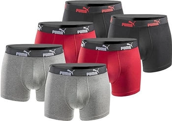 Puma boxershorts 6-pack 100003547 050 baumwolle