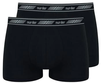 Nur Der 2-Pack Herren Boxer 3D Flex black