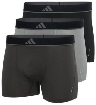 Adidas 3-Pack Trunks (4AM014) black/grey