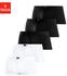 H.I.S Jeans Hipster Packung 5-St Boxershorts baumwollstretch schwarz weiß