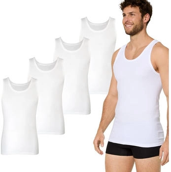 Nur Die Unterhemd Basic Alltag Tanktop weiß