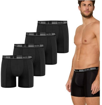 Nur Die boxer long cotton active schwarz