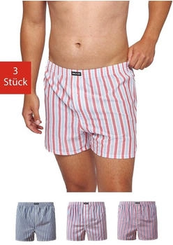 Snocks American Boxershorts blau rot
