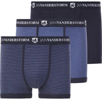 Jan Vanderstorm Retropant blau schwarz