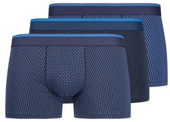 Skiny Retro Short Pant 3er Pack Basic dunkelblau