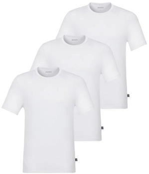 Hugo Boss 50534019 3er-Set Bambus-T-Shirts weiß