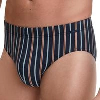 CALIDA Slip "Grafic Cotton" gestreift, ohne Eingriff, &uuml;berzogenem Bund, Single