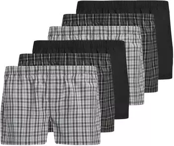 Jack & Jones Boxershorts grau schwarz 27148126