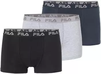 Fila Boxershorts elastischem Logobund schwarz navy grau