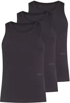 Sloggi Unterhemd Tanktop 3er Pack SLG Base charcoal