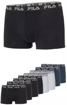 Fila Boxershorts 8er Pack schwarz grau navy