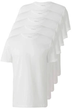 s.Oliver T-Shirt 5er Pack Rundhals weiss